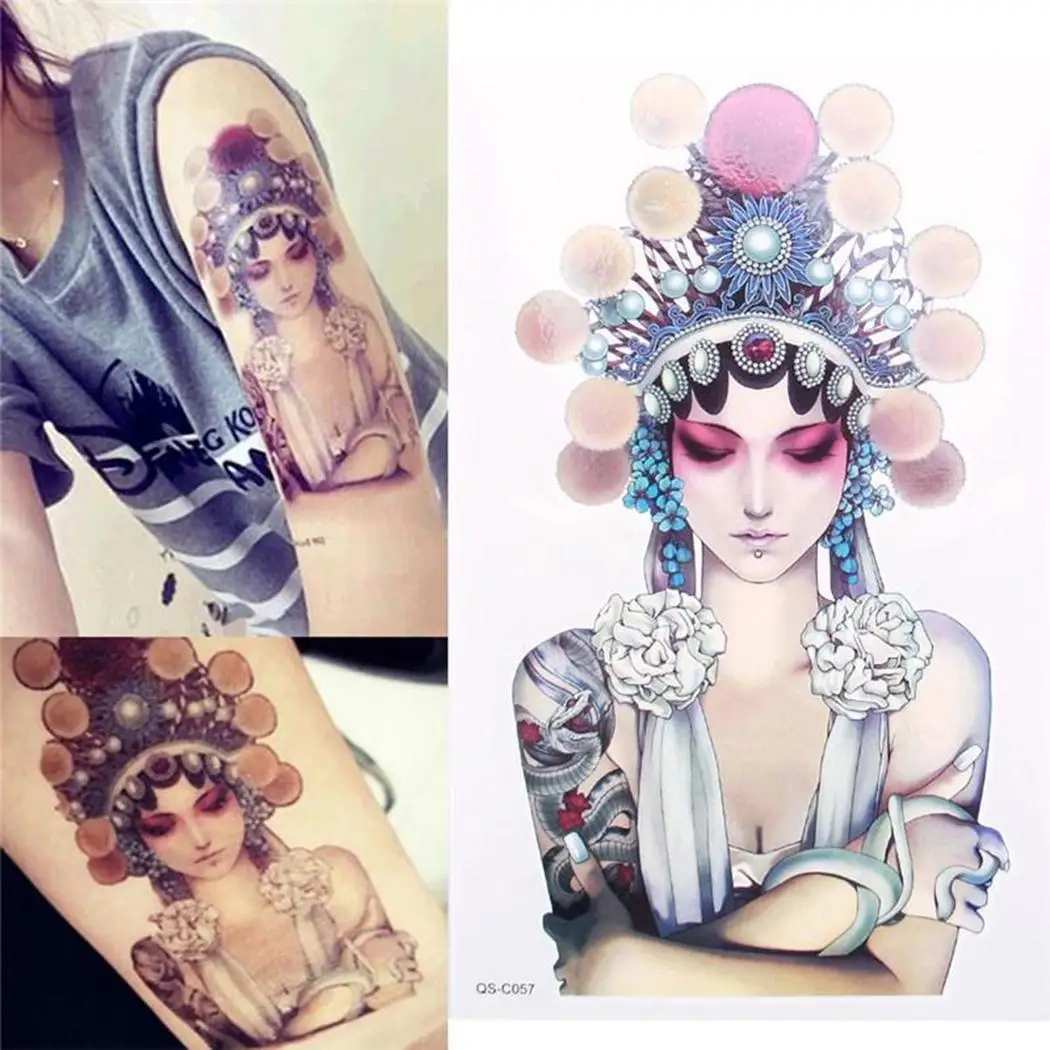 Наклейки для татуировок подростков мужские и женские временная татуировка на