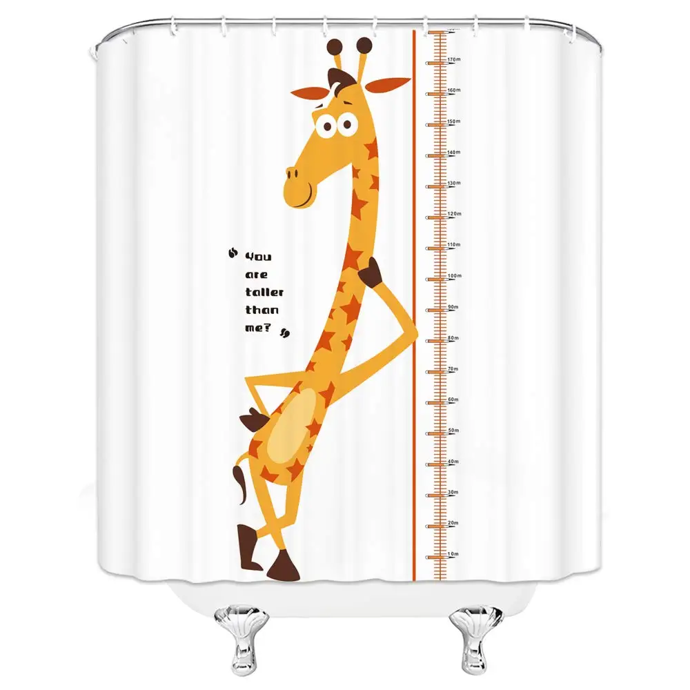 Декоративные занавески в виде животных для ванной комнаты|Шторы душа| |