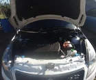 Стайлинга автомобилей, передний капот, модифицирующие газовые стойки, подъемная поддержка, амортизатор, углеродное волокно, для Suzuki Swift Sport ZC32S 2012-2014