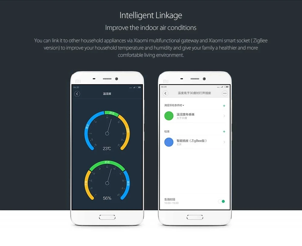Умный датчик температуры и влажности воздуха Xiaomi Aqara с помощью приложения Mihome Zigbee