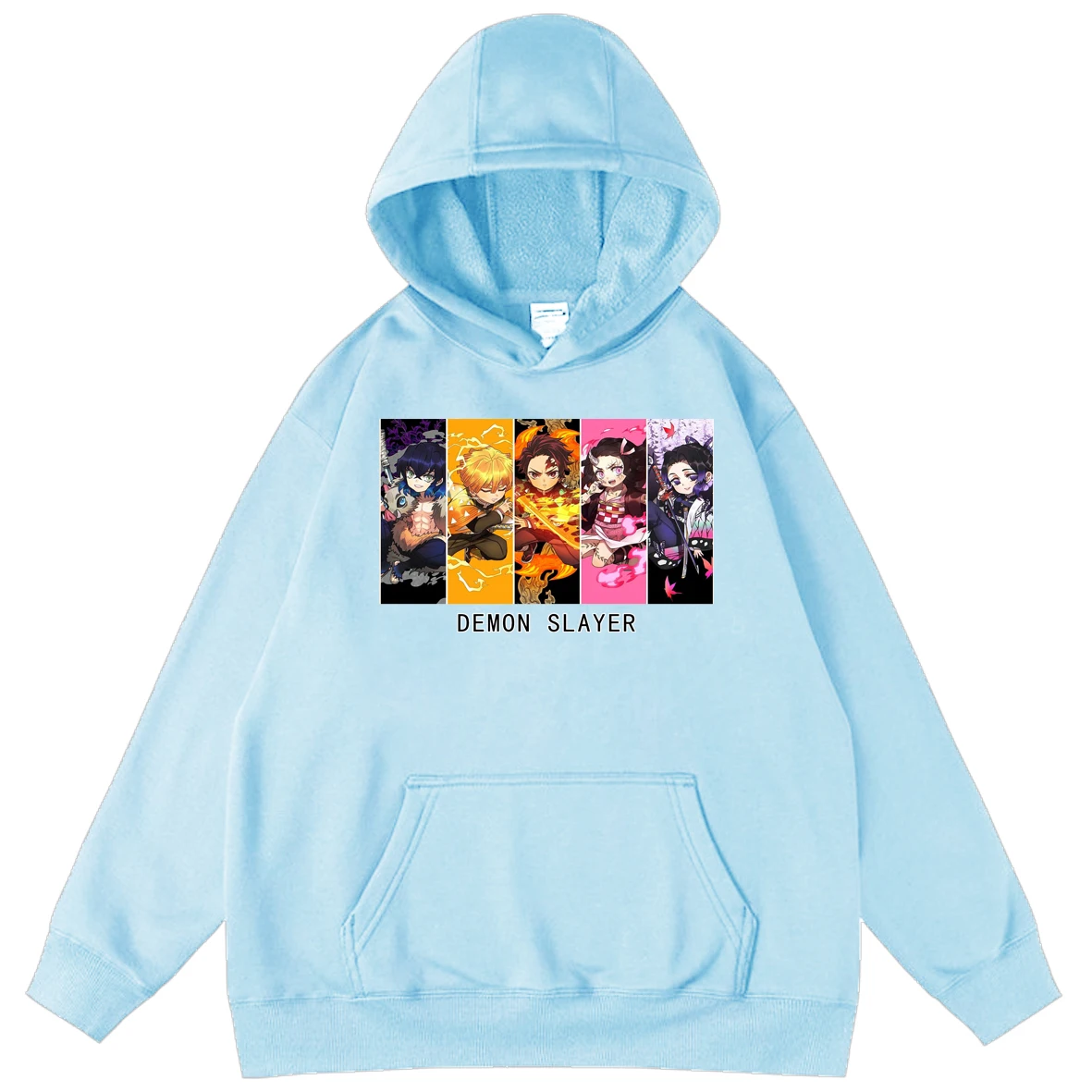 

Demon Slayer Kimetsu No Yaiba Hoodies Anime Character Men's Sweatshirts Cartoon Oversized Hoodie Hooded Sweatshirts Autumn Hoody