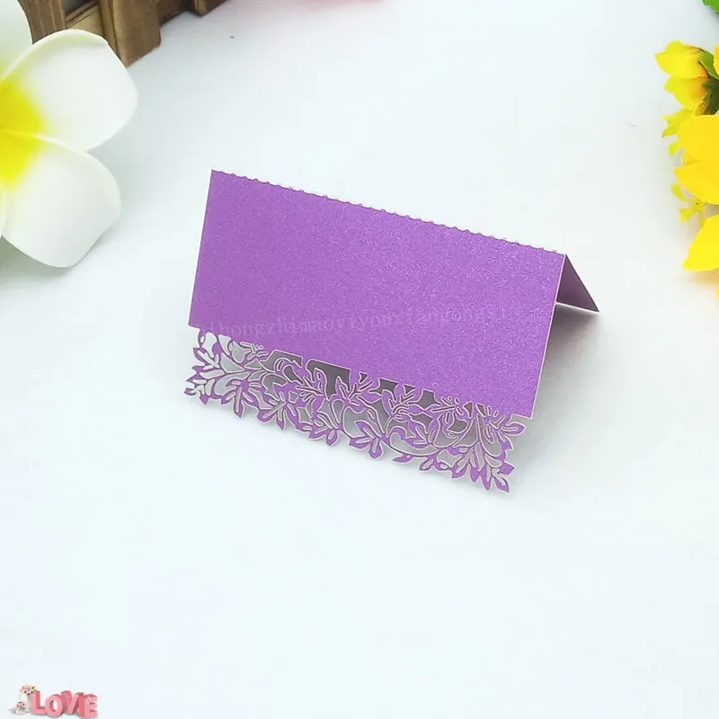 100 шт. лазерная резка лоза стол карточка с именем и местом для вечерние свадебного