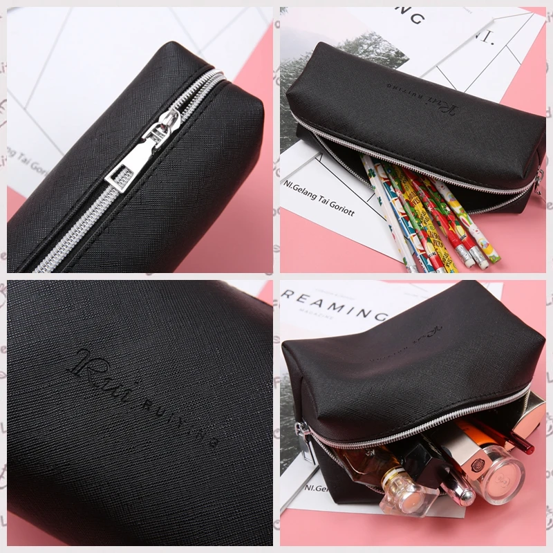 

Super Simple Pencil Case leather Pencil Case School Supplies Bts Stationery Gift Storage bag Pencil Box