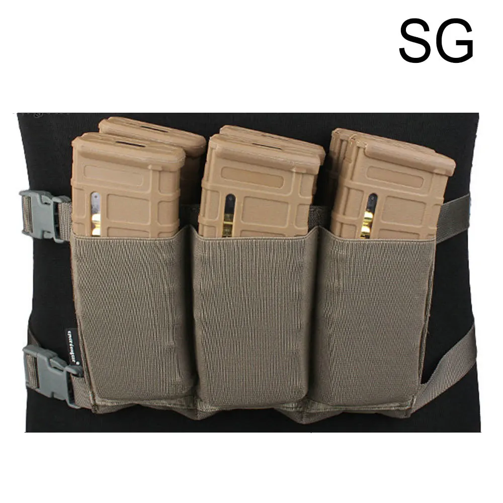 EmersonGear высокоскоростная шестипоясная сумка для журналов эластичный резиновый подсумок эластичный резиновый Мультикам EM6337