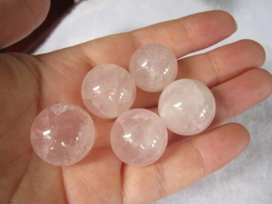 + 511 натуральный розовый кварцевый шар|Статуи и скульптуры| |