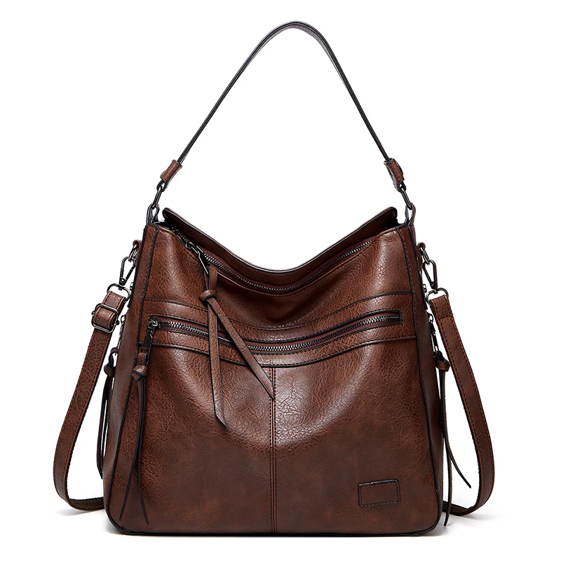 

Европейский и американский новый стиль, женская сумка, модные сумки через плечо, Ретро сумка для девочек, с несколькими молниями.
