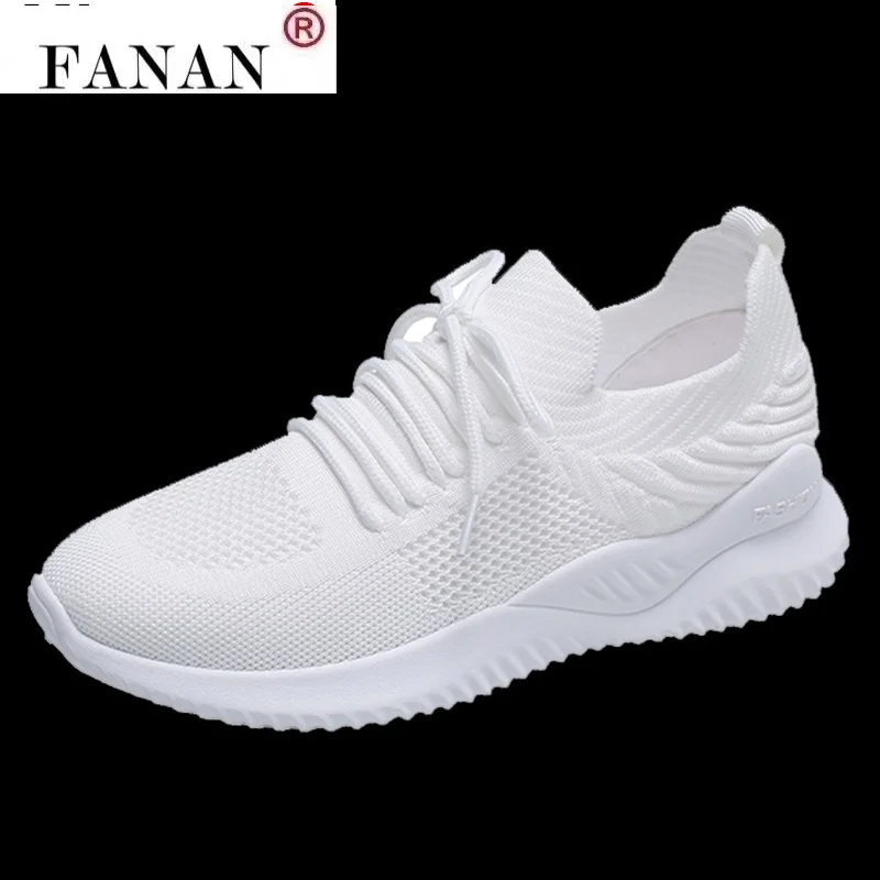 

Spring Women Shoes 2021 Fashion Solid Color Mesh Breathable Women Vulcanized Shoes New Lace-up Lightweight Women Casual Sneakers