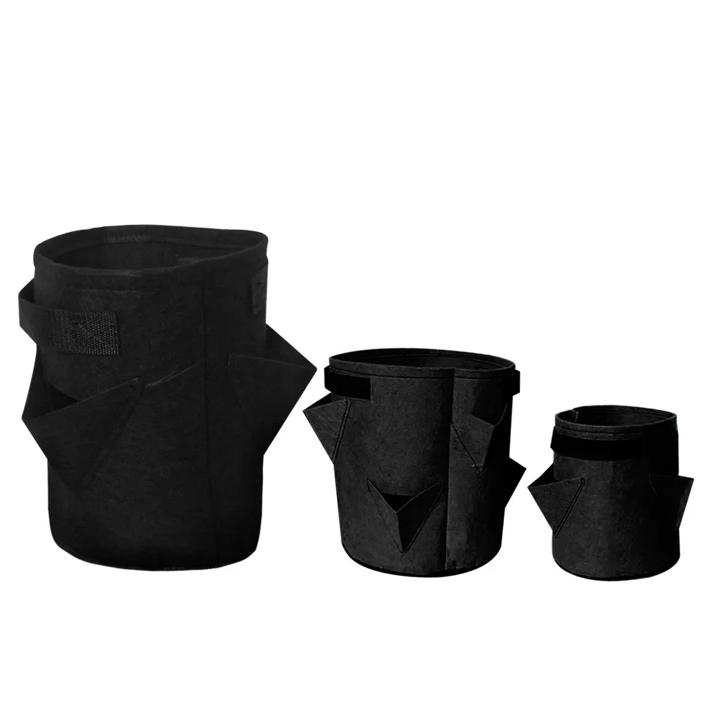 Растительный мешок для выращивания клубники посадки FeltCloth контейнер растений