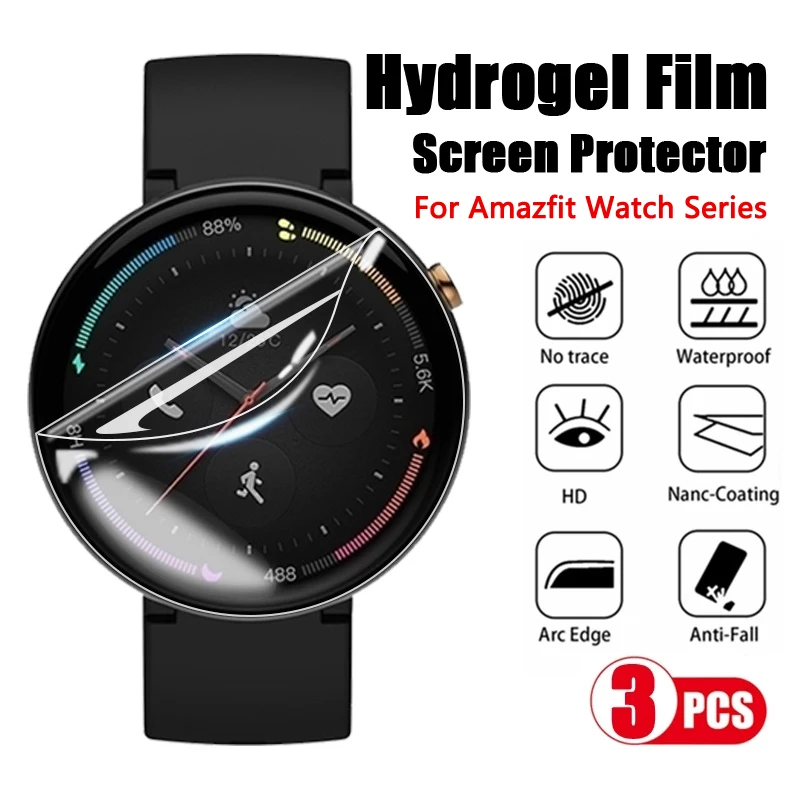 Гидрогелевая пленка из ТПУ против царапин для Xiaomi Huami AMAZFIT GTR 2 2E POP Pace Защита экрана