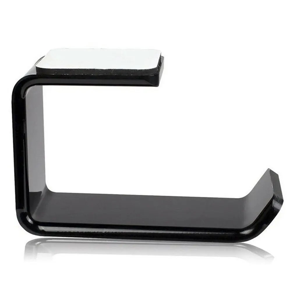 

Simple Headphone Stand Hanger Hook Tape Under Desk Dual Headset Mount Holder Easy to Use Earphone Accessories Kits ONLENY