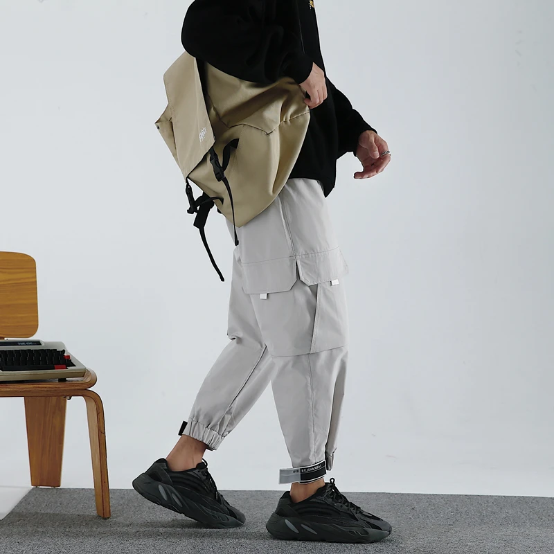 RLJT. JIN High street joggers модные широкие брюки hombre мужские карго с несколькими карманами