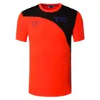 Спортивная футболка jeansian, футболка для бега, тренажерного зала, фитнеса, тренировок, футбола, быстрая посадка, оранжевая, LSL145