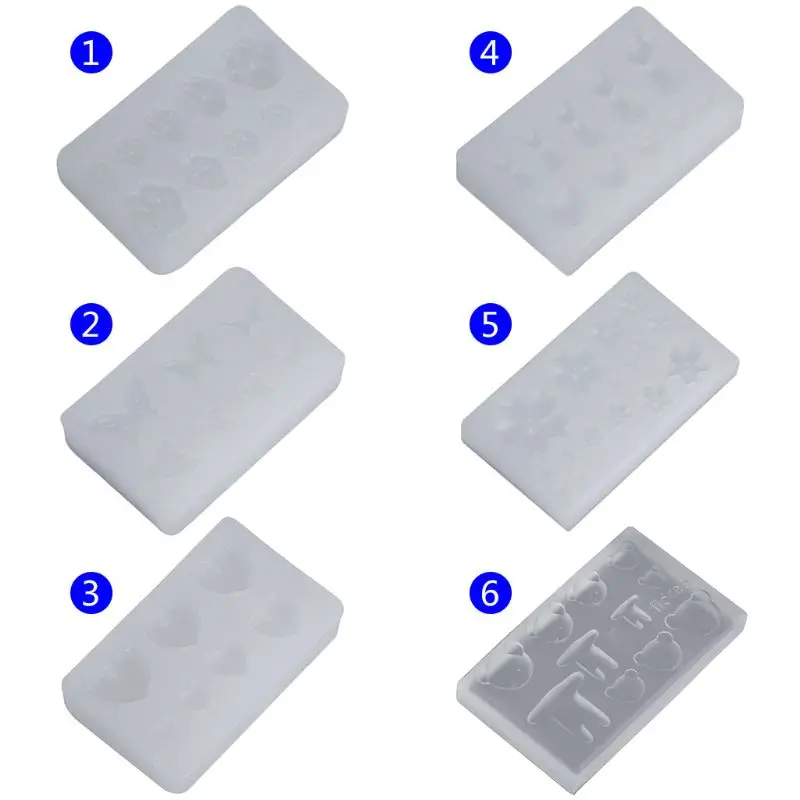 

Silicone Mold DIY Crystal Jewelry Making Tool Nail Beauty Epoxy Resin Cute Bear
