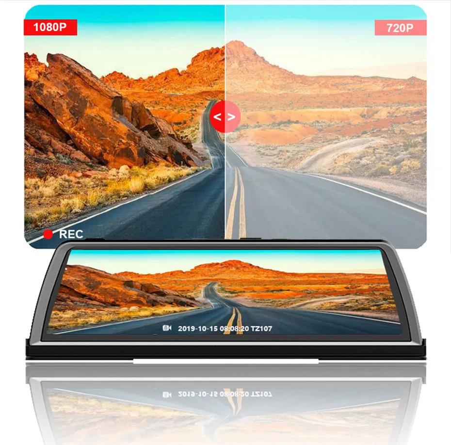 WHEXUNE 4CH камеры Автомобильный видеорегистратор FHD видео рекордер 1" Android 5,1 gps Navi центральная консоль ADAS Wifi видеорегистратор 360 градусов панорамный