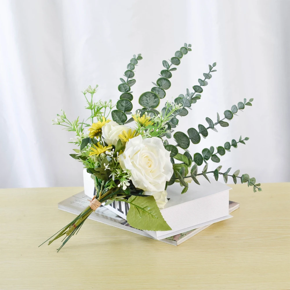 

Букет цветов в Корейском стиле, искусственные растения, настольные цветы, сувенир на День учителя и День матери, украшение для отеля