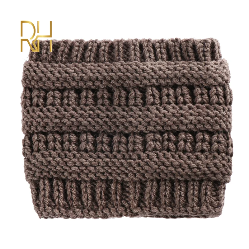 Мусульманская зимняя шапка теплая шерстяная с перекрестным плетением