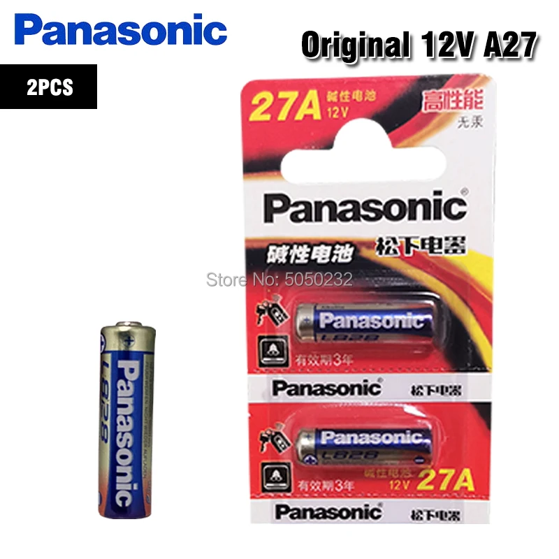 2 шт. щелочные батареи Panasonic 27A 12 В 27AE 27MN A27 GP27A L828 для дверного звонка автомобильной