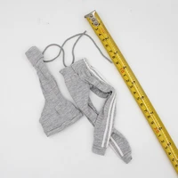 grey color in stock 16 female soldier sportswear suit model toys doll clothing accessories for 12 women action figure body