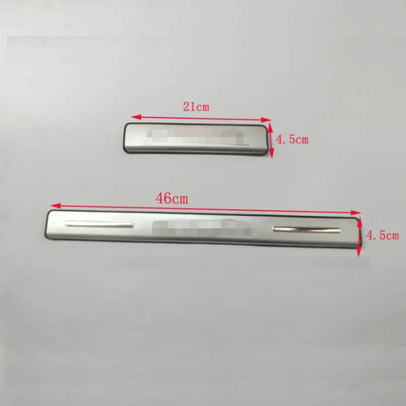 Лента для дверного порога Citroen 2014 C Elysee аксессуары стайлинга автомобилей 4