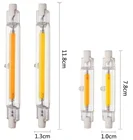 Светодиодсветодиодный лампа R7S 78 мм 15 Вт 20 Вт, высокомощная точечная лампа 118 мм 30 Вт 40 Вт 110 В 220 В, сменная галогенная лампа со стеклянной трубкой, 10 шт.
