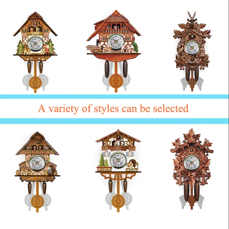 Часы Cuckoo настенные часы для комнаты дома птица часы-будильник современные