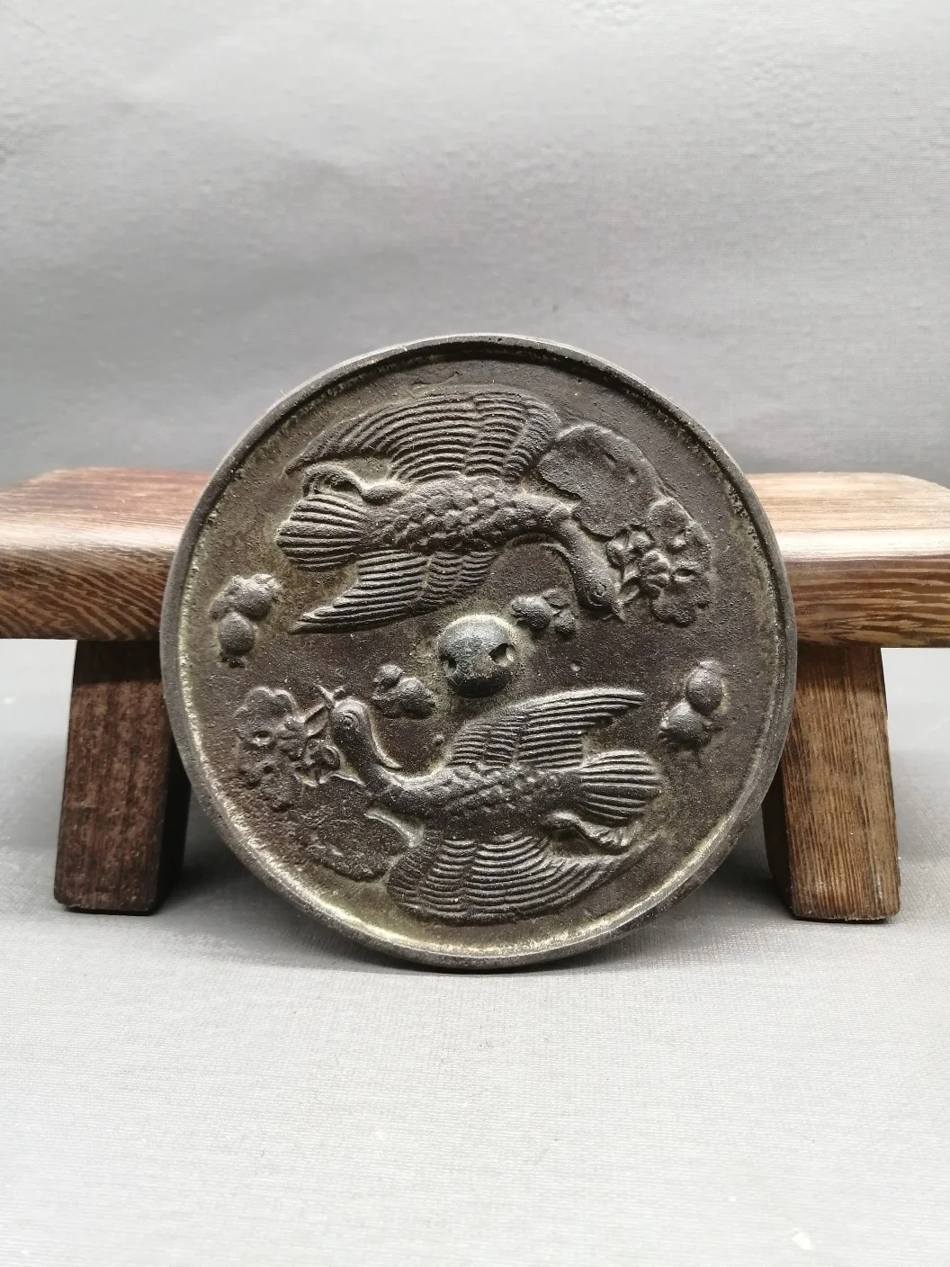 

Изысканные антикварные зеркальные украшения Феникс Yu feiбронза украшение для дома