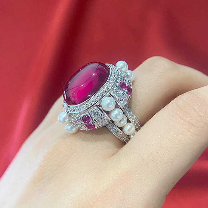 Женские свадебные кольца OEVAS из стерлингового серебра 925 пробы 20 5 карат корунда