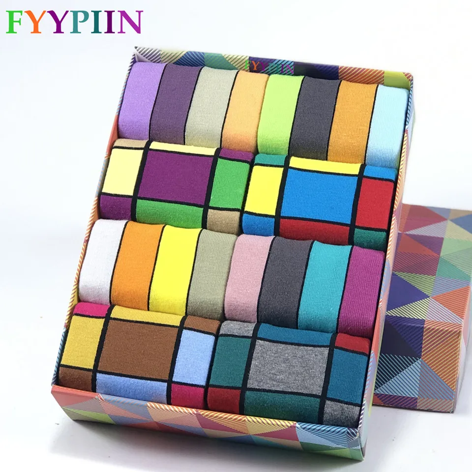 8 пар мужские носки мода бизнес досуг развлечения банкет цвет высокое качество