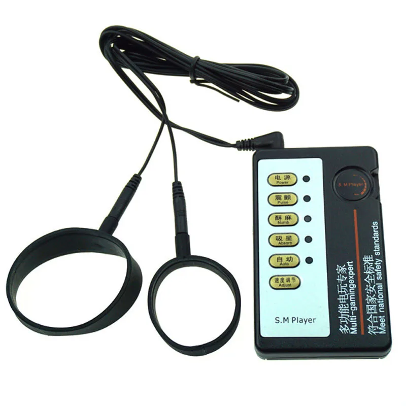 

Electric Shock Penis Ring Electro Stimulation Pulse Therapy Orgasm Masturbator Massage Silicone Cock Ring Bdsm Sex Toys For Men