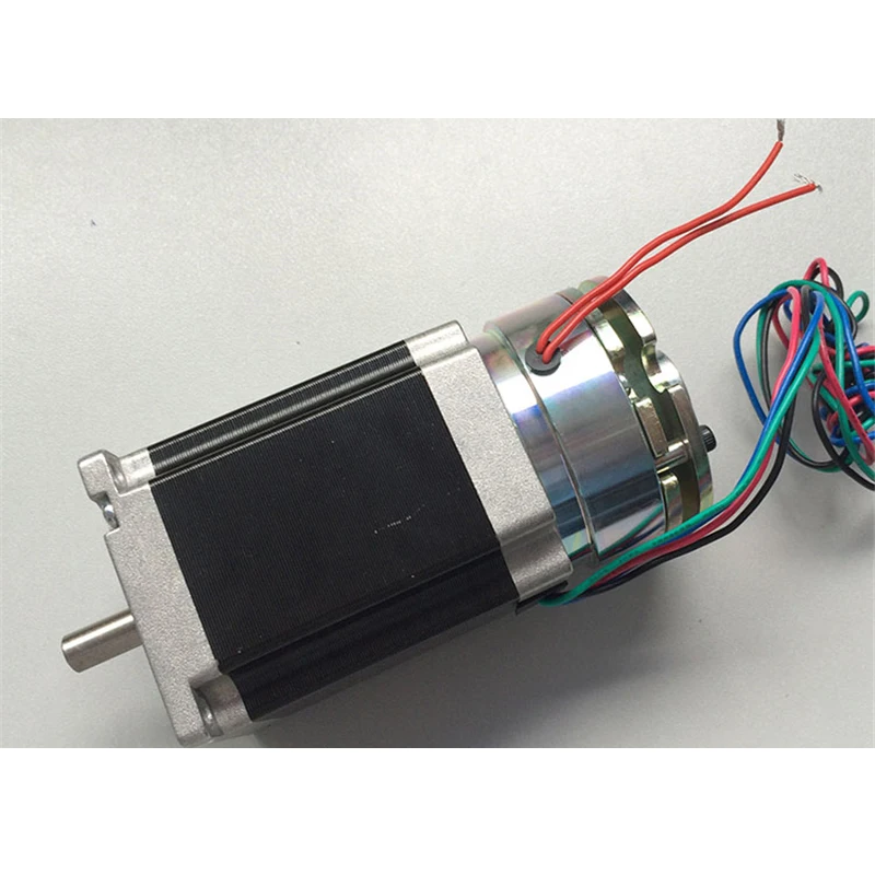 1.8 degrees 3V 3A 1.8N.m 76mm Hybrid 57 brake stepper motor with Holding brake