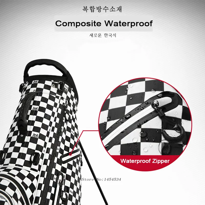 PGM Golf Standard Bag Clubs Package Lady Bag Women Professional Composite Waterproof Set Pole Lattice Bracket Bag High127CM New