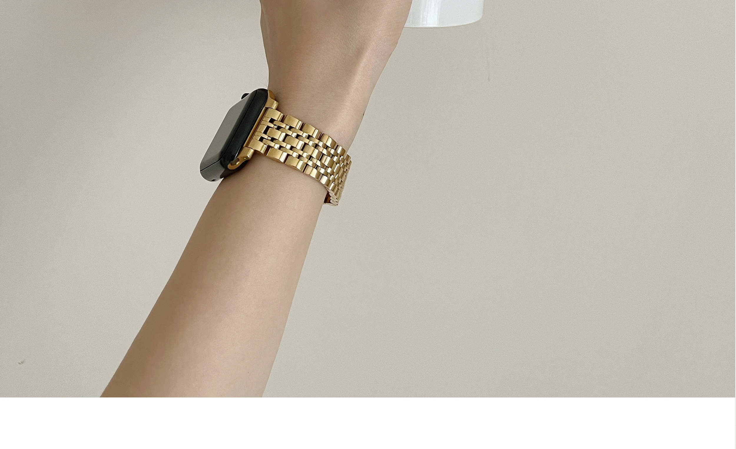 Stainless Steel Strap for Apple Watch 7 SE 6 5 4 40mm 44mm 41 45mm Band Metal Link Bracelet Strap for iWatch Series 3 42mm 38mm