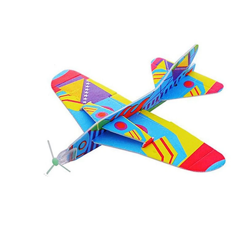 Новинка для детей магический круглый боевой самолет foam paper модель самолета