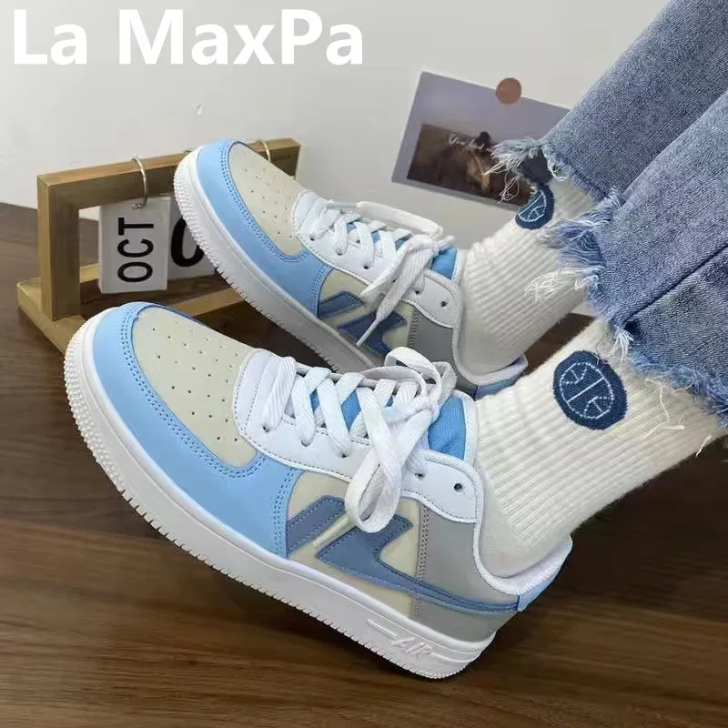 

Women's shoes 2022 autumn new spring ugly cute white shoes thick-soled lace up college student Nolita OL casual sports for women