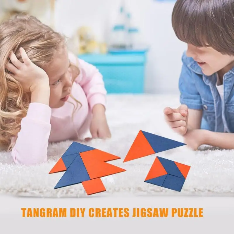 2 компл. Мудрость Tangram настольная игра детская развивающая игрушка детский сад
