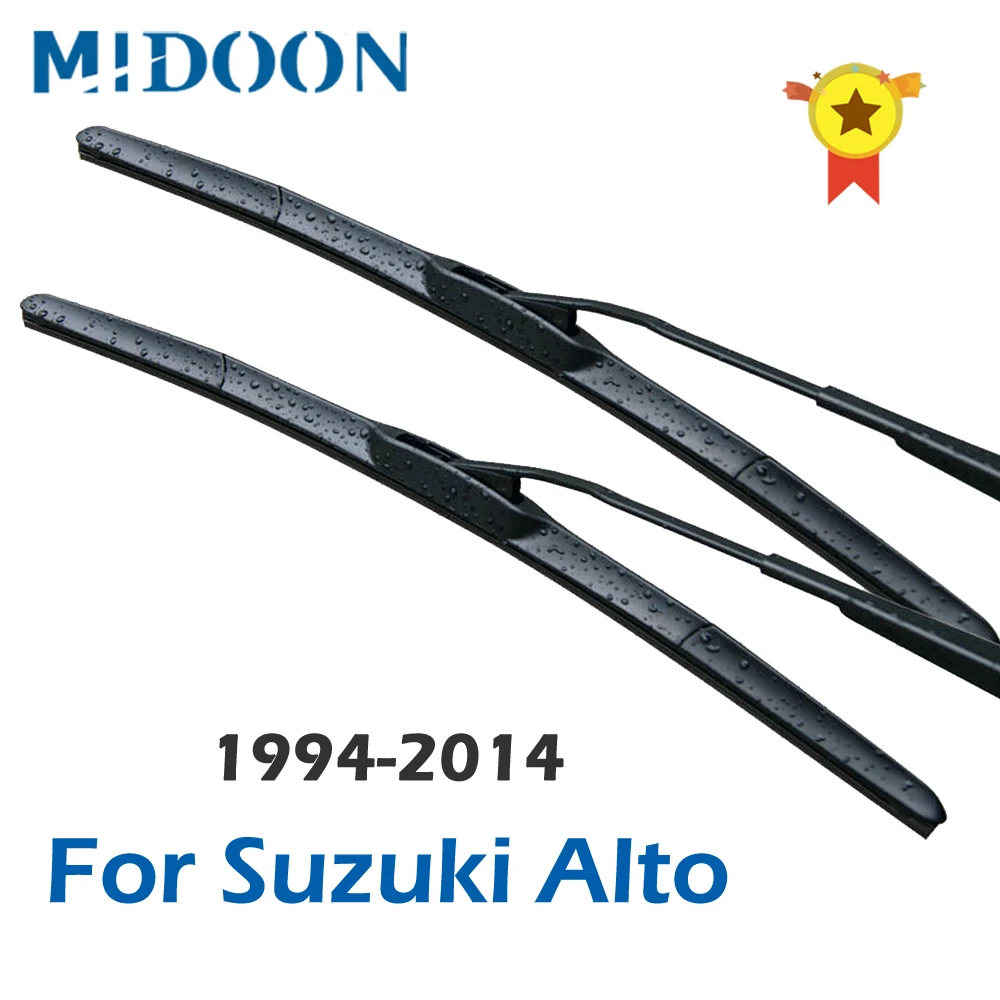 MIDOON щетки стеклоочистителя гибридная для Suzuki Alto Fit крюк руки Модель Год от 1994 до