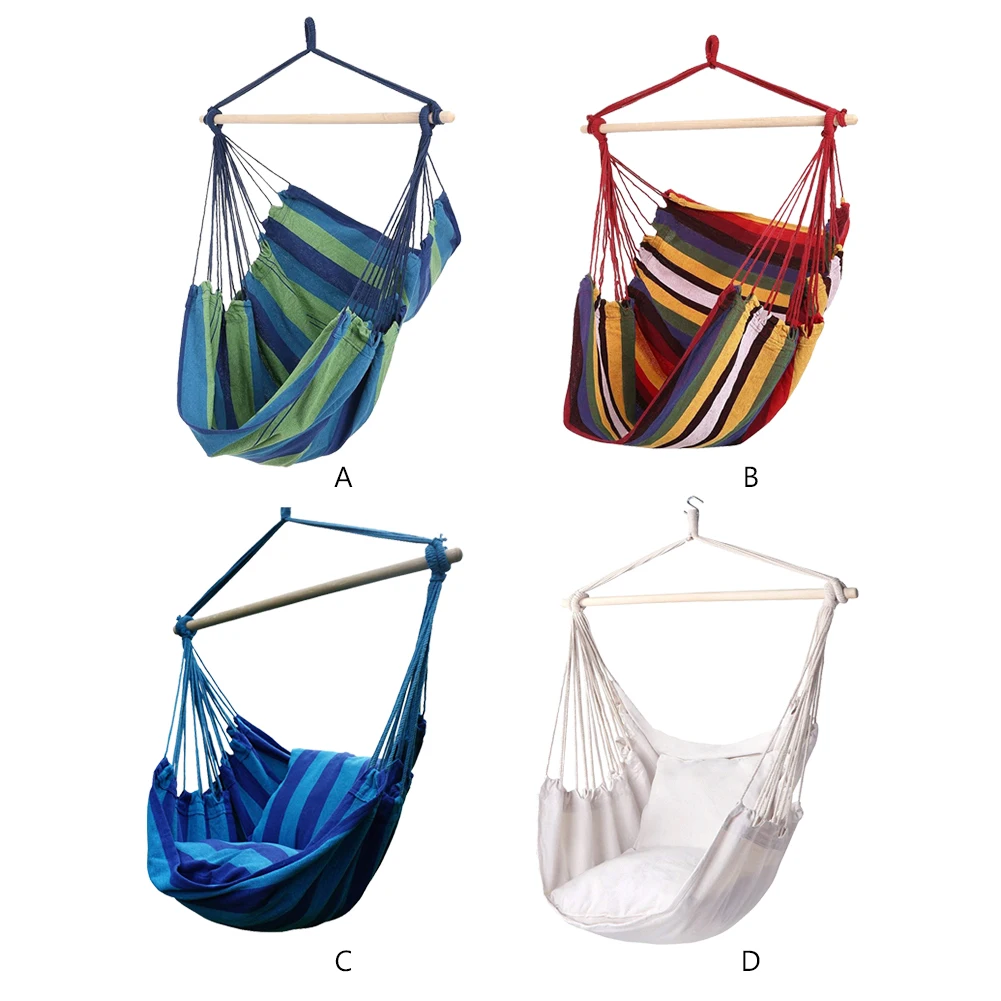 Портативный холст гамак кресло качели Крытый сад Спорт Путешествия отдыха Пеший