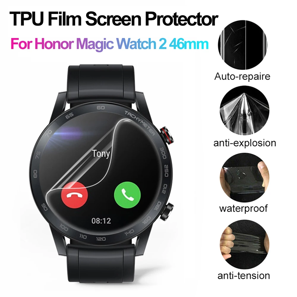 1/3/5 шт. Гидрогелевая Защитная пленка для часов Honor Magic Watch 2 46 мм|Смарт-аксессуары| |