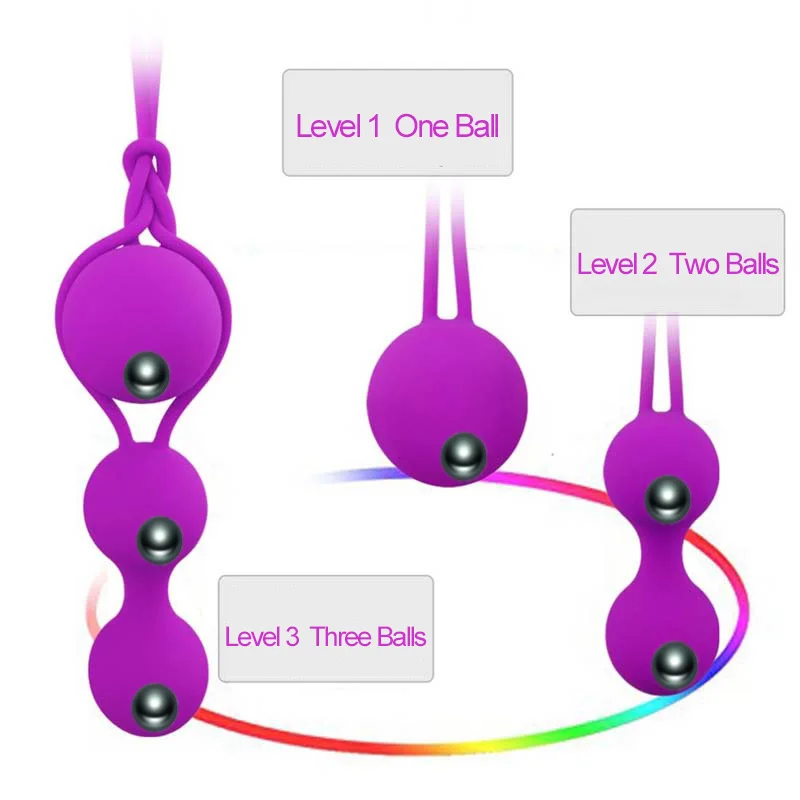 

Silicone Vaginal Balls Kegel Ball Smart bolas chinas Ben Wa Ball Vagina Tighten Exercise Machine Geisha Ball Sex Toys for Women