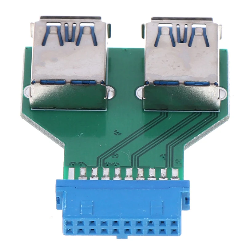 Внутренняя Материнская плата с 2 портами USB 3 0 разъем Мама на 20 контактов мама