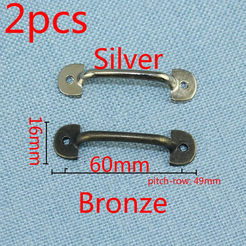 6 шт цинковый сплав мини ручка ящика винтажный деревянный ящик шкаф для хранения