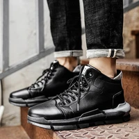 mens autumn and winter new mens shoes shock absorption casual sports shoes mens waterproof leather shoes