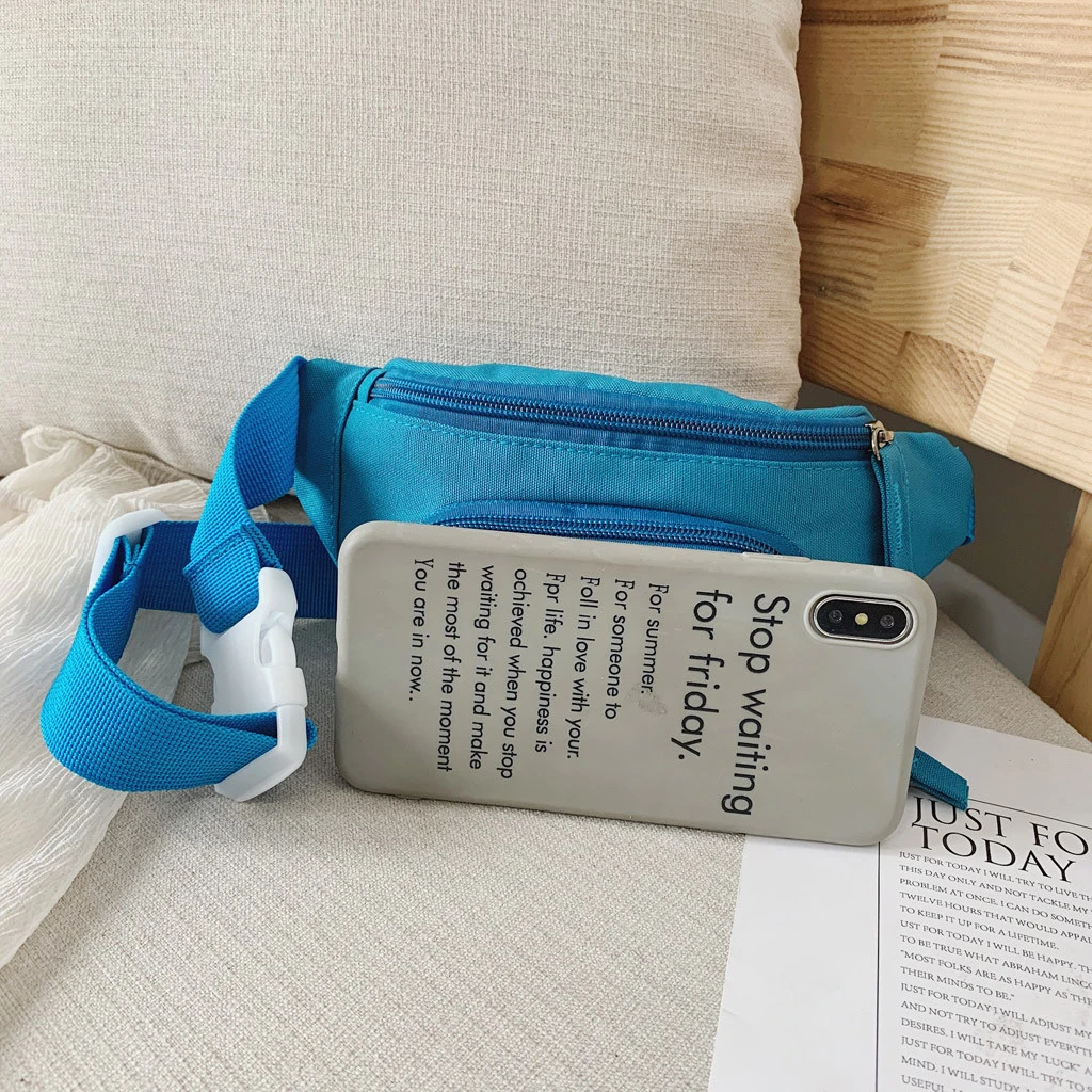 2019 горячая Распродажа однотонные Цвет детская Джокер плечевой пояс кошелек с