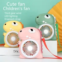 creative cartoon usb fans cute girl dinosaur student portable handheld mini fan childrens outdoor charge fan