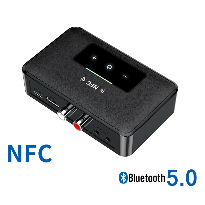 Приемник-передатчик Bluetooth 5 0 с контактной кнопкой Hi-Fi стерео аудио 3 мм RCA U-диск NFC