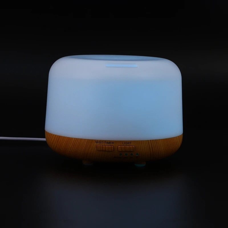 

Remote Control 300Ml Aroma Diffuser Ultrasonic with Changing Colored Led Lights Cool Spray Mist Essential Oil Humidifier