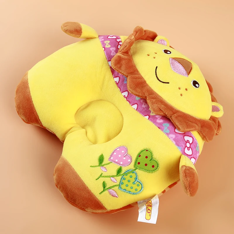 

Baby Appease Dolls Cartoon Animal Plush Toy Newborn Infant Anti-rollover Sleeping Head Positioner Pillow Cartoon Pillow