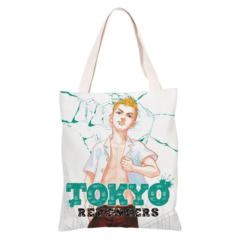 Холщовые сумки 32Syles с изображением Токийского призрака аниме Токийский снестика