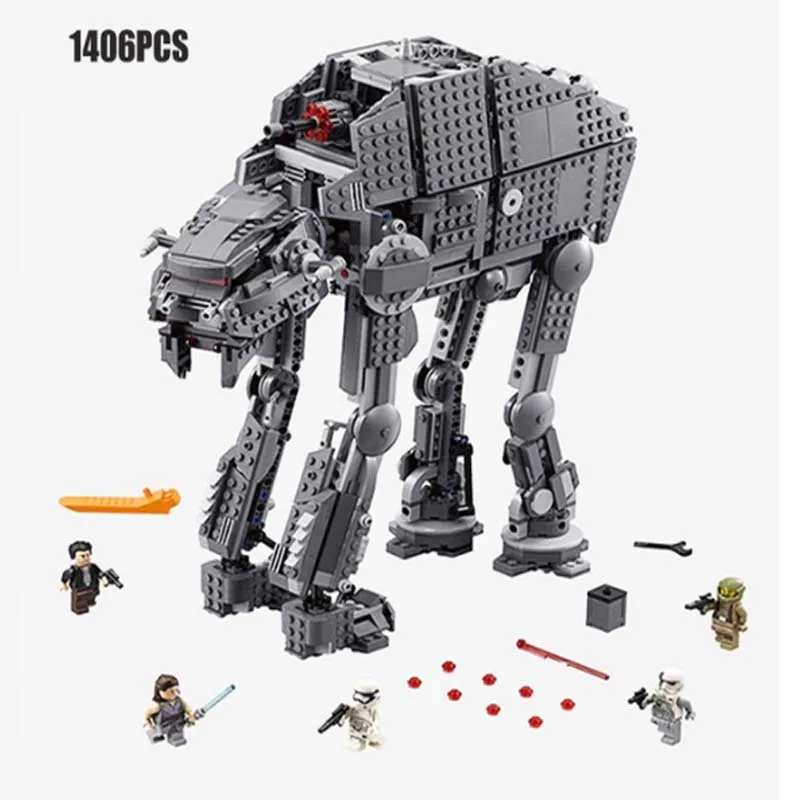 

Compatible With Star Plan At Model At Robot The First Order Heavy Assault Walker Wars Toys Building Block Brick Gift