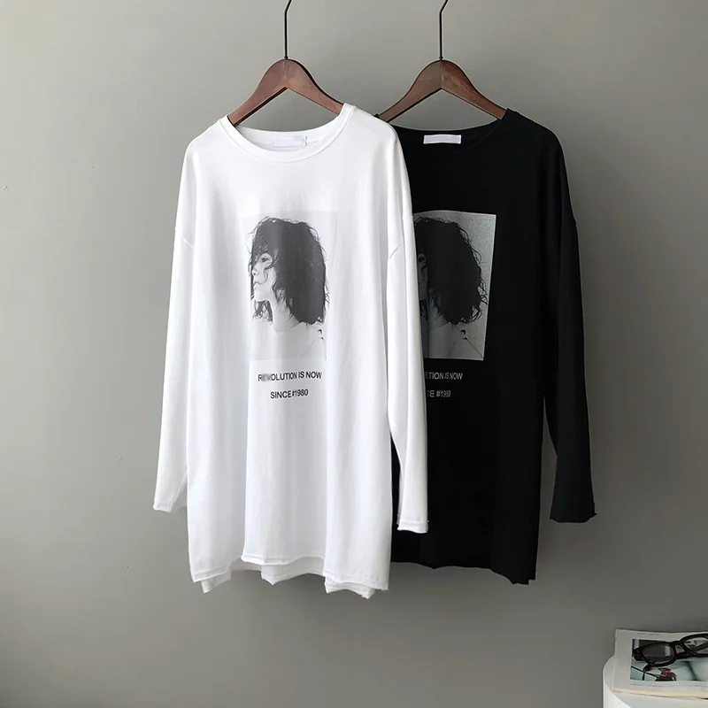 Корейский Chic! Модное платье с О-образным вырезом длинным рукавом женские